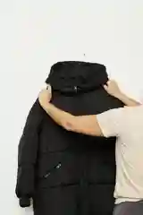Черный пальто женское befree текстиль