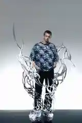 Черный футболка мужская befree трикотаж