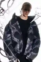 Черный куртка мужская befree текстиль