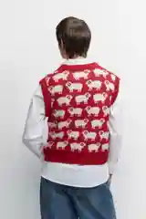 Красный джемпер женский befree вязаный трикотаж