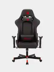 Кресло игровое A4TECH Bloody GC-800, на колесиках, эко.кожа, черный/красный