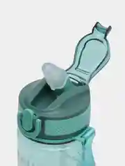 Тёмно-бирюзовый бутылка для воды и напитков с трубочкой, 800 мл