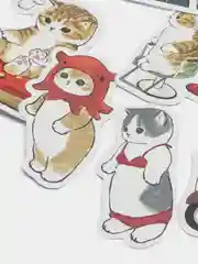 Голубой стикеры "Капибара", "Котики", "Кот-акула", 50 штук