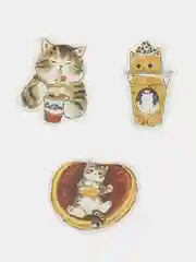 Лимонный стикеры "Капибара", "Котики", "Кот-акула", 50 штук