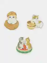 Разноцветный стикеры "Капибара", "Котики", "Кот-акула", 50 штук