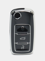 Чехол из ТПУ для выкидного ключа Volkswagen, Skoda, SEAT