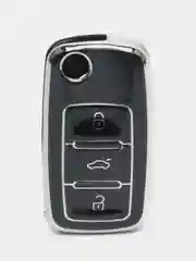 Чехол из ТПУ для выкидного ключа Volkswagen, Skoda, SEAT