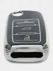 Чехол из ТПУ для выкидного ключа Volkswagen, Skoda, SEAT