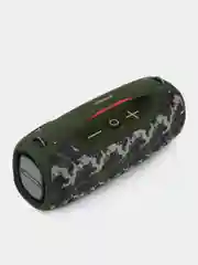 Синий колонка Bluetooth Hopestar A60 с 5 динамиками, мощностью 100W, с микрофоном