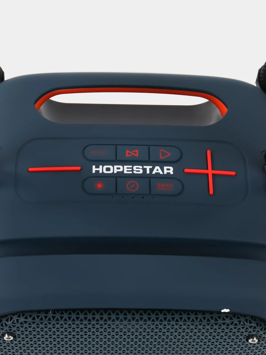 Желтый портативная Bluetooth колонка Hopestar Party One, 80 Вт, с двумя беспроводными микрофонами