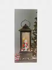 Новогодний фонарь со снегом / лампа новогодняя, жидкий, музыкальный, 27 см
