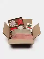 Красный подарочный набор с носочками "Время чудес", мужчинам/ женщинам