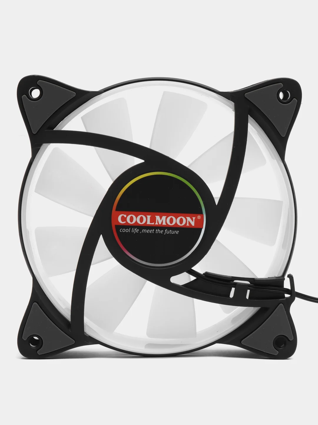 Разноцветный кулер для ПК COOLMOON MAGIC RGB, вентилятор для пк с подсветкой, корпусный вентилятор