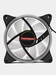 Вентилятор для корпуса Cool Moon Gemini, 120 мм, RGB, кулер для ПК Cool Moon RGB
