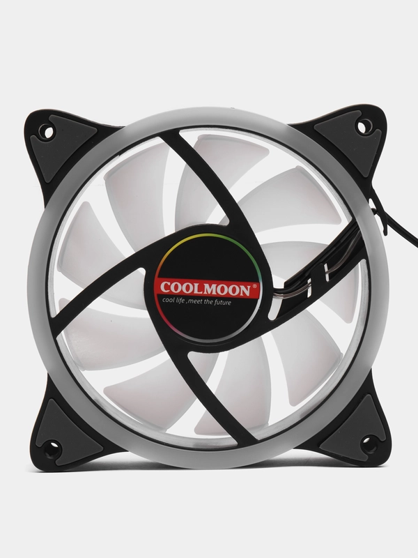 Вентилятор для корпуса Cool Moon Gemini, 120 мм, RGB, кулер для ПК Cool Moon RGB