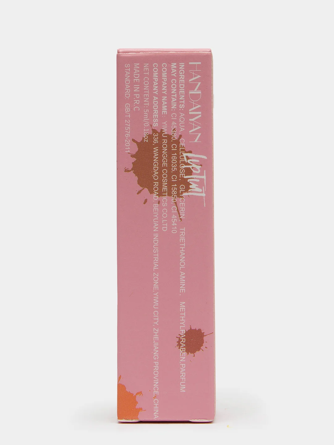 Красный тинт для губ / Lip tint увлажняющий