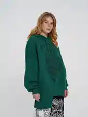 Зеленый худи женское ТВОЕ утепленное свободное