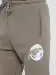 Хаки утепленные брюки мужские ТВОЕ джоггеры с принтом