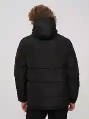 Черный пуховик мужской ТВОЕ стеганный