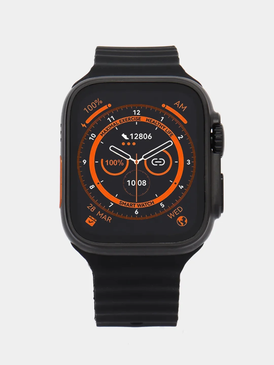 Черный умные часы Smart Watch x8+ ultra smart watch, премиум часы, ремешок в комплекте