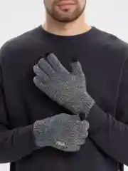 Угольный перчатки сенсорные, утепленные, унисекс