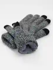 Угольный перчатки сенсорные, утепленные, унисекс