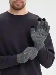 Угольный перчатки сенсорные, утепленные, унисекс