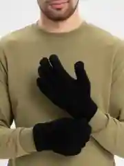 Черный перчатки сенсорные, утепленные, унисекс