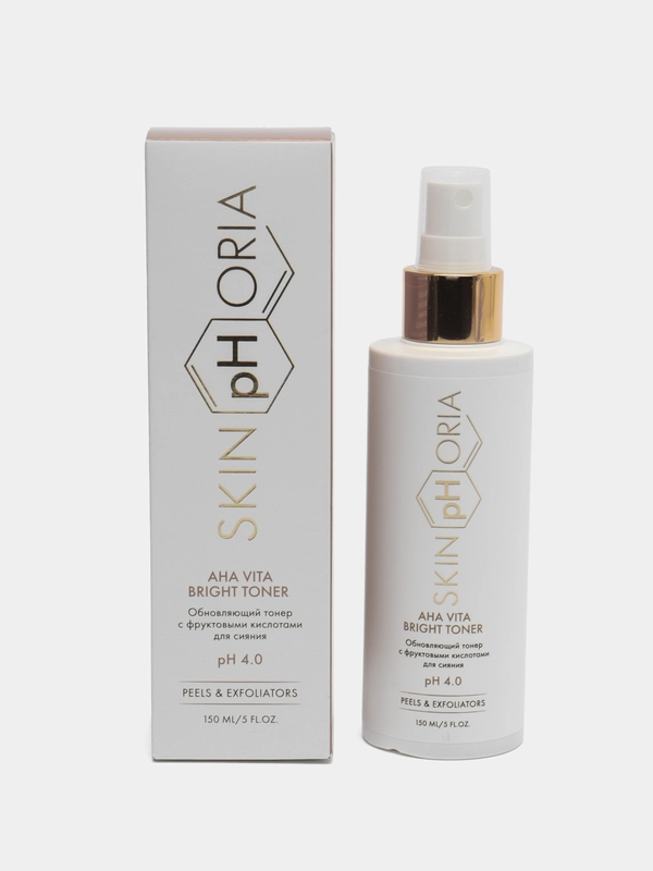 Skinphoria / обновляющий тонер с фруктовыми кислотами для сияния AHA ViTa Bright Toner
