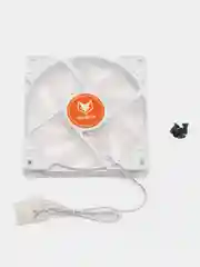 Серый вентилятор для корпуса Coolmoon AsiaFox  120 mm RGB / Кулер для ПК Coolmoon RGB