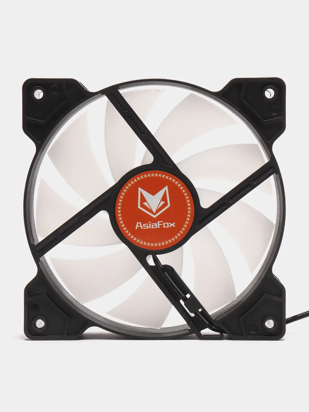 Черный вентилятор для корпуса Coolmoon AsiaFox 120 mm RGB / Кулер для ПК Coolmoon RGB