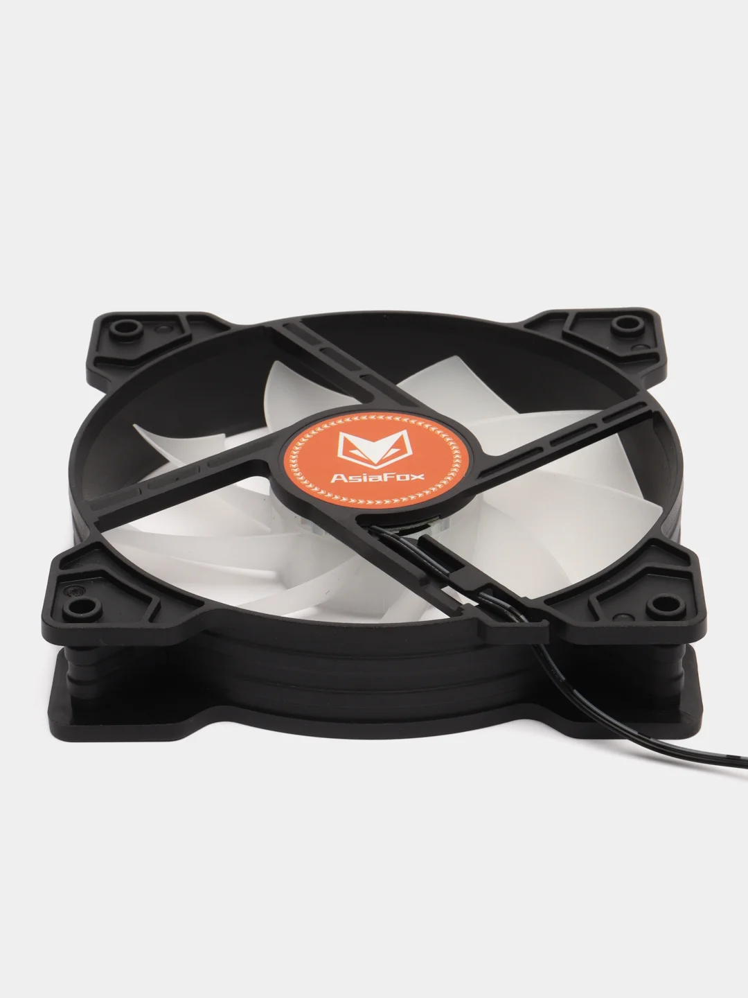Черный вентилятор для корпуса Coolmoon AsiaFox 120 mm RGB / Кулер для ПК Coolmoon RGB