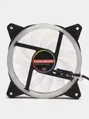 Голубой кулер для ПК Coolmoon RGB / вентилятор для ПК с подсветкой / корпусный вентилятор