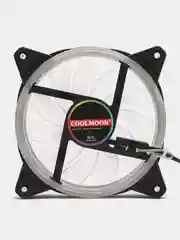 Красный кулер для ПК Coolmoon RGB / вентилятор для ПК с подсветкой / корпусный вентилятор