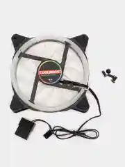 Фиолетовый кулер для ПК Coolmoon RGB / вентилятор для ПК с подсветкой / корпусный вентилятор