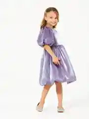 Синий платье для девочки SMENA нарядное, из органзы, пышное