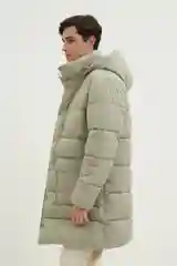 Серый пальто мужское Finn Flare утепленное