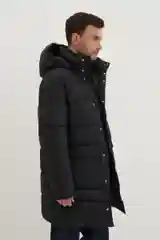 Черный пальто мужское Finn Flare утепленное