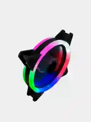 Белый кулер для ПК Coolmoon RGB / вентилятор для ПК с подсветкой / корпусный вентилятор