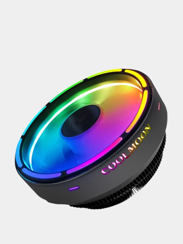 Кулер для процессора COOLMOON с RGB подсветкой