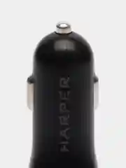 Черный автомобильное зарядное устройство Harper CCH-6220