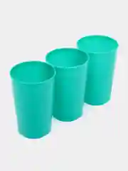 Лесной зеленый стакан пластиковый, многоразовый