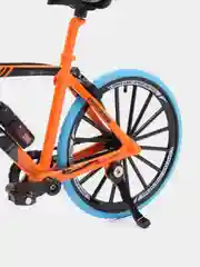 Оранжевый металлическая модель велосипеда в масштабе 1:8