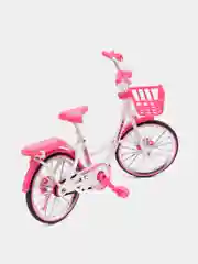 Розовый металлическая модель велосипеда в масштабе 1:8