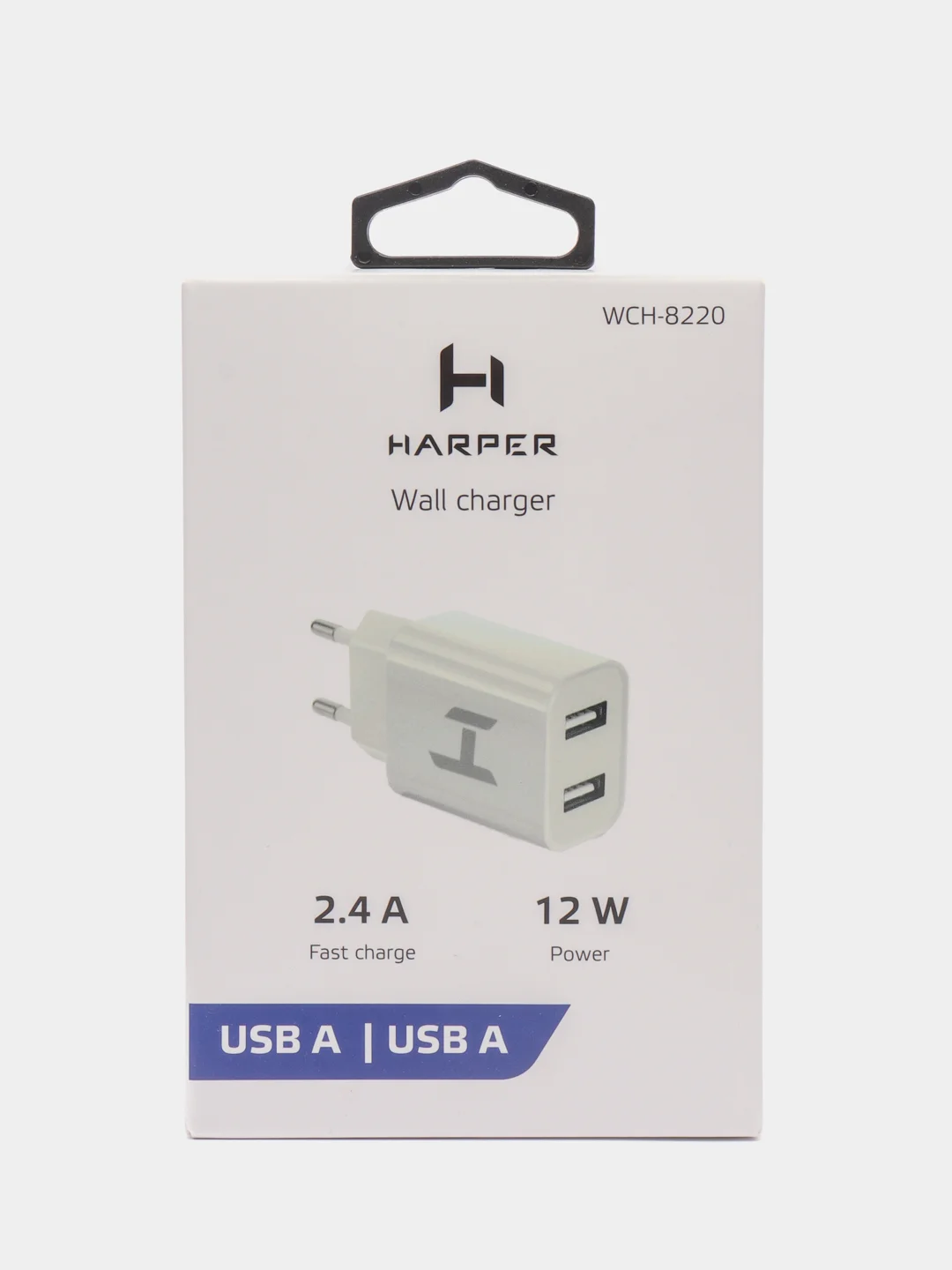Белый сетевое зарядное устройство Harper WCH-8220