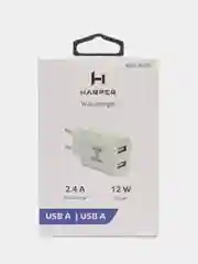 Белый сетевое зарядное устройство Harper WCH-8220