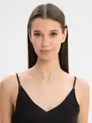 Бордовый заколка "Жемчуг"