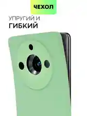 Чехол BROSCORP Realme 11 Pro, 11 Pro+, матовый силиконовый, тонкий, бортик вокруг камер