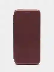 Багровый чехол-книжка для HUAWEI nova 11 Pro, Хуавей Нова 11 Про