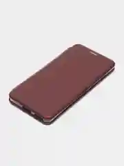 Багровый чехол-книжка для HUAWEI nova 11 Pro, Хуавей Нова 11 Про
